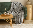 Karaca Home Flanel Throw Tv Battaniyesi Gri