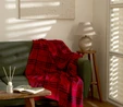 Karaca Home Flanel Throw Tv Battaniyesi Kırmızı