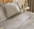 Karaca Home Liona %100 Pamuk Müslin Çift Kişilik Pike Takımı Gri 
