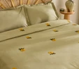 Karaca Home Sunflower %100 Pamuk Müslin Çift Kişilik Pike Takımı Adaçayı 