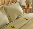 Karaca Home Sunflower %100 Pamuk Müslin Çift Kişilik Pike Takımı Adaçayı 