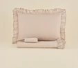 Karaca Home White Collection Tyra %100 Pamuk Çift Kişilik Yatak Örtüsü Bej