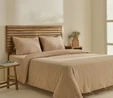 Karaca Home Carmine %100 Pamuk Nakışlı Çift Kişilik Nevresim Takımı Pudra