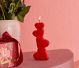 Karaca Home Amour Kalpli Merdiven Mum Kırmızı