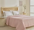 Karaca Home Roshell %100 Pamuk Tek Kişilik Pike Takımı Pudra