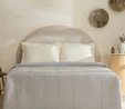 Karaca Home Layna Ecocell Çift Kişilik Tek Pike Gri