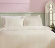 Karaca Home Nellie Nakışlı %100 Pamuk Çift Kişilik Nevresim Takımı Beyaz