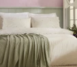 Karaca Home Nellie Nakışlı %100 Pamuk Çift Kişilik Nevresim Takımı Beyaz
