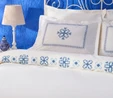 Karaca Home Clarissa Nakışlı %100 Pamuk Çift Kişilik Nevresim Takımı Beyaz