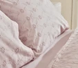 Karaca Home Vivien Brodeli %100 Pamuk Çift Kişilik Nevresim Takımı Pudra