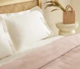 Karaca Home Maye %100 Pamuk Fırfırlı Çift kişilik Tek Pike Somon 