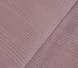 Karaca Home Maye %100 Pamuk Fırfırlı Çift kişilik Tek Pike Mürdüm