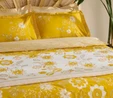 Karaca Home Vespera %100 Pamuk Çift Kişilik Nevresim Pike Takımı Hardal
