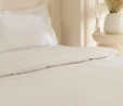 Karaca Home White Coll Eloras %100 Pamuk Çift Kişilik Nevresim Takımı Beyaz