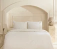 Karaca Home White Coll Lumier %100 Pamuk Çift Kişilik Nevresim Takımı Beyaz