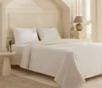 Karaca Home White Coll Lumier %100 Pamuk Çift Kişilik Nevresim Takımı Beyaz