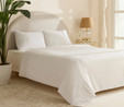 Karaca Home White Coll Cielo %100 Pamuk Çift Kişilik Nevresim Takımı Beyaz