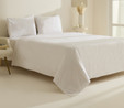 Karaca Home White Collection Fiorenza %100 Pamuk Çift Kişilik Nevresim Takımı Beyaz 