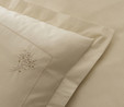 Karaca Home White Collection Rayas %100 Pamuk Nakışlı Çift Kişilik Nevresim Takımı Bej 