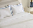 Karaca Home White Collection Doris %100 Pamuk Çift Kişilik Yatak Örtüsü Takımı Mavi 