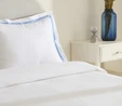 Karaca Home White Collection Doris %100 Pamuk Çift Kişilik Yatak Örtüsü Takımı Mavi 