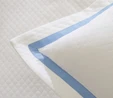 Karaca Home White Collection Doris %100 Pamuk Çift Kişilik Yatak Örtüsü Takımı Mavi 