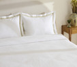 Karaca Home White Collection Doris %100 Pamuk Çift Kişilik Yatak Örtüsü Takımı Adaçayı