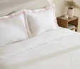 Karaca Home White Collection Doris %100 Pamuk Çift Kişilik Yatak Örtüsü Takımı Pudra