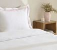 Karaca Home White Collection Doris %100 Pamuk Çift Kişilik Yatak Örtüsü Takımı Pudra