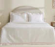 Karaca Home White Collection Doris %100 Pamuk Çift Kişilik Yatak Örtüsü Takımı Pudra