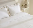 Karaca Home White Collection Doris %100 Pamuk Çift Kişilik Yatak Örtüsü Takımı Bej