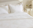 Karaca Home White Collection Doris %100 Pamuk Çift Kişilik Yatak Örtüsü Takımı Bej