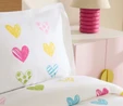 Karaca Home Young Color Heartz %100 Pamuk Tek Kişilik Pike Takımı