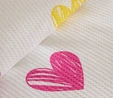 Karaca Home Young Color Heartz %100 Pamuk Tek Kişilik Pike Takımı
