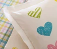 Karaca Home Young Color Heartz %100 Pamuk Tek Kişilik Pike Takımı