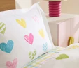 Karaca Home Young Color Heartz %100 Pamuk Tek Kişilik Pike Takımı