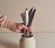 Cooklife Kavanoz Stoneware Kemik Beyazı 500 ml