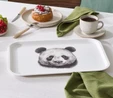 Karaca Apricot Biome Panda Desenli Dikdörtgen Tepsi