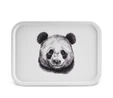Karaca Apricot Biome Panda Desenli Dikdörtgen Tepsi