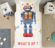 Karaca Home Young Robot %100 Pamuk Tek Kişilik Nevresim Takımı