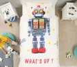 Karaca Home Young Robot %100 Pamuk Tek Kişilik Nevresim Takımı