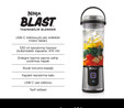 Ninja Blast Taşınabilir Blender Siyah