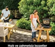 Ninja Woodfire Elektrikli Barbekü Grill ve Smoker Gri Siyah
