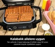 Ninja Woodfire Elektrikli Barbekü Grill ve Smoker Gri Siyah