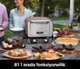 Ninja Woodfire Elektrikli Dış Mekan Fırın, Artisan Pizza Makinesi ve Barbekü Smoker