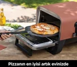 Ninja Woodfire Elektrikli Dış Mekan Fırın, Artisan Pizza Makinesi ve Barbekü Smoker