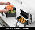 Ninja Double Stack Çift Hazneli XL Air Fryer Beyaz 9.5L 