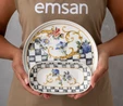 Emsan Victoria Porselen 32 Parça 6 Kişilik Kahvaltı/Servis Takımı