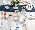 Emsan İntense Blue Porselen 32 Parça 6 Kişilik Kahvaltı/Servis Takımı