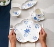 Emsan İntense Blue Porselen 32 Parça 6 Kişilik Kahvaltı/Servis Takımı